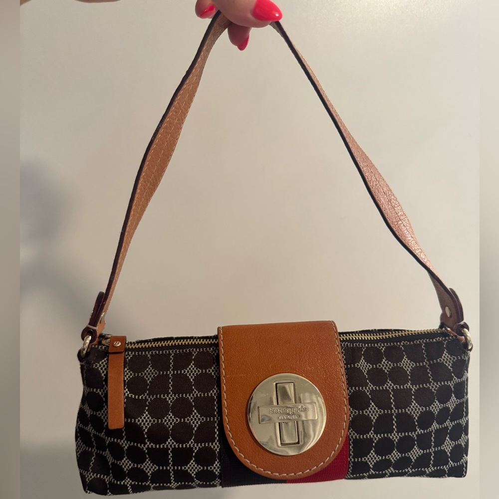 Vintage - Kate Spade Classic - Noel Henry Shoulder Bag/ Purse - GUC